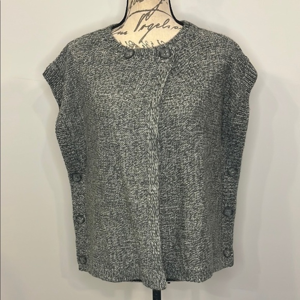 To The Max wool alpaca blend side button sweater M